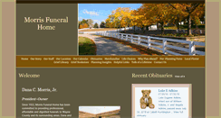 Desktop Screenshot of morrisfuneralhome.com