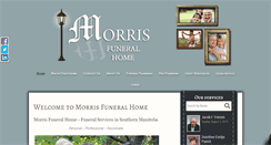 Desktop Screenshot of morrisfuneralhome.ca